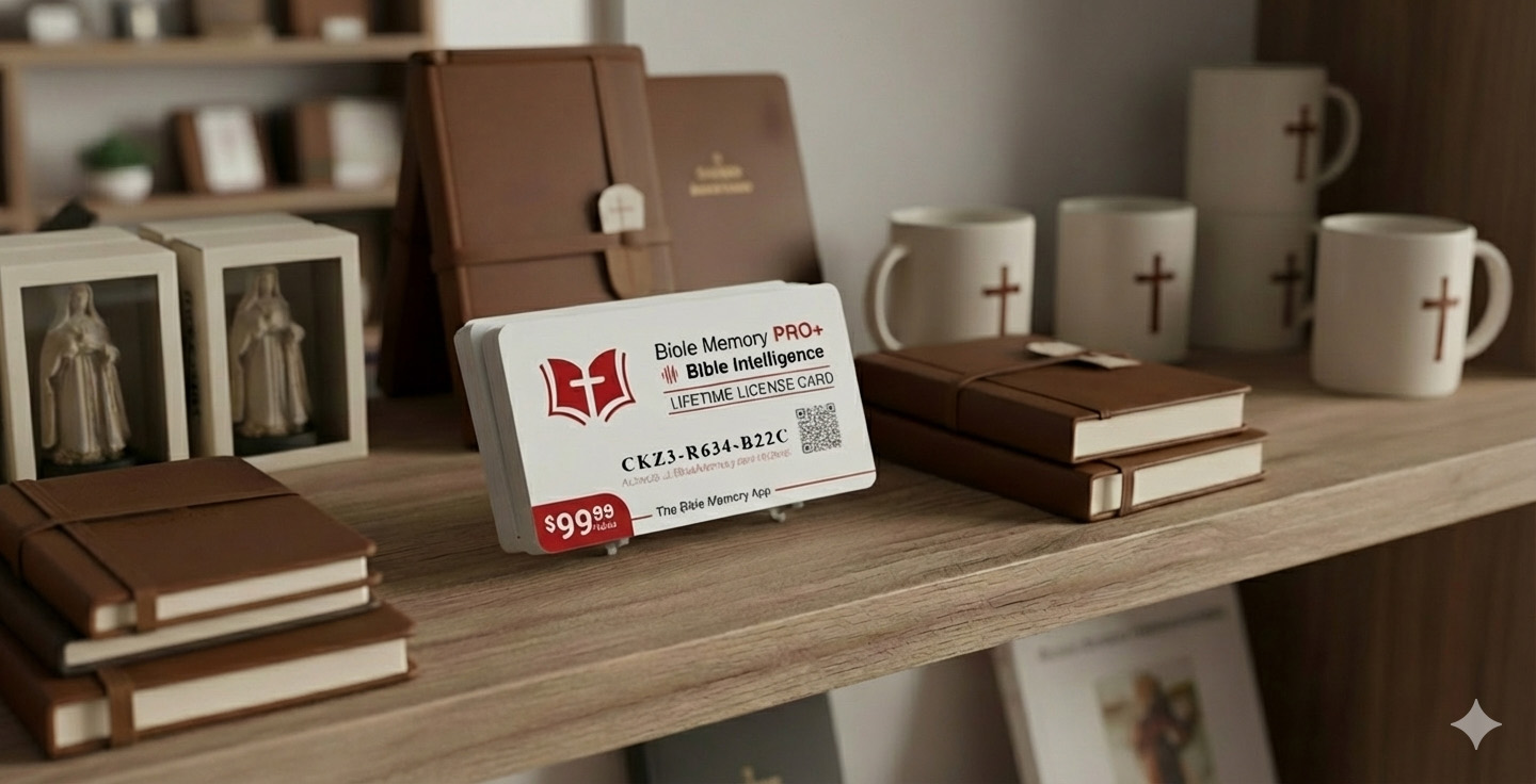 Bible Memory Pro License Card Gifts